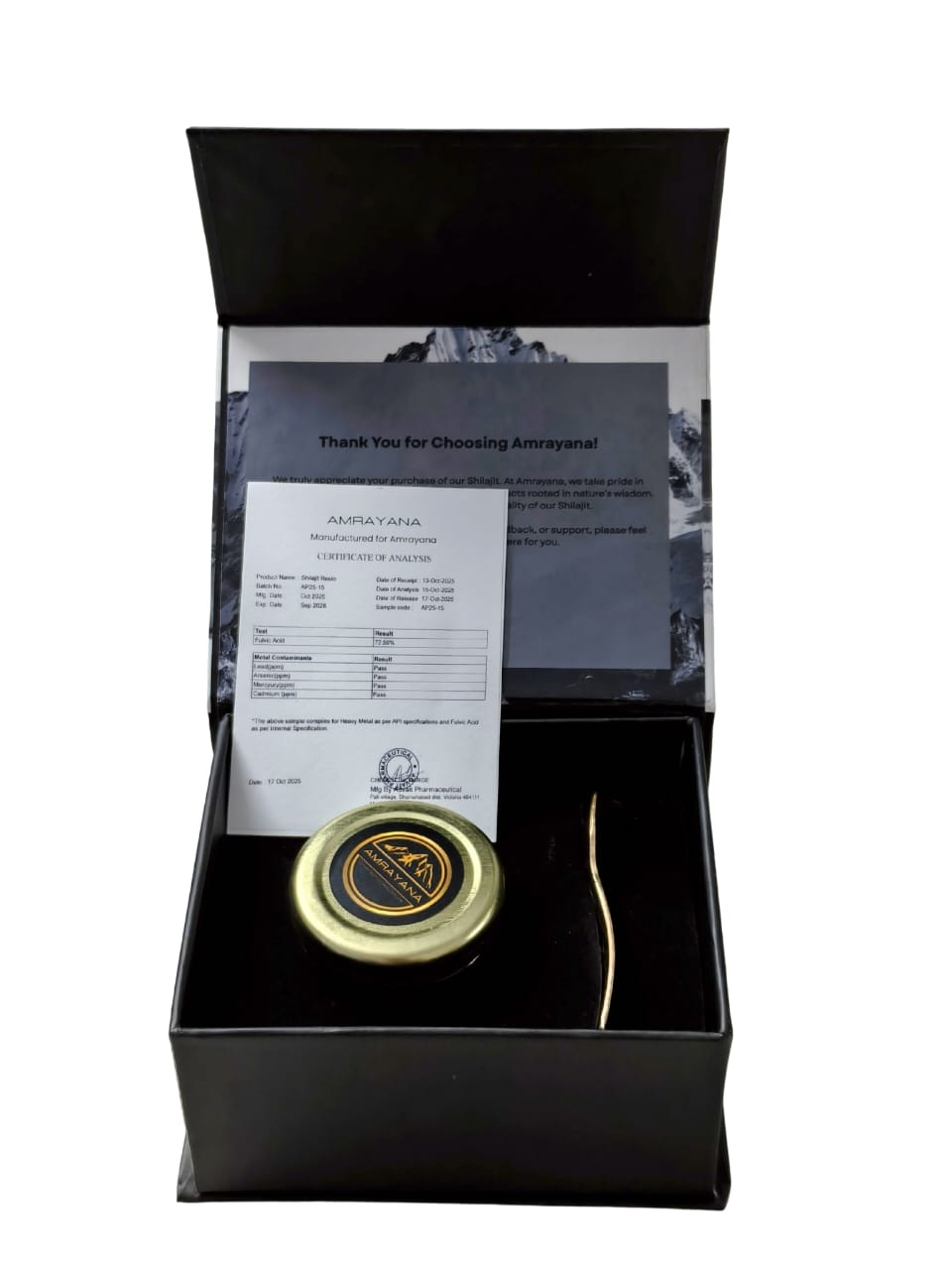 Amrayana Shilajit Resin 20g